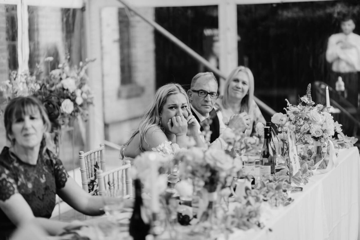 wedding speeches at the pump house gallery in battersea park london