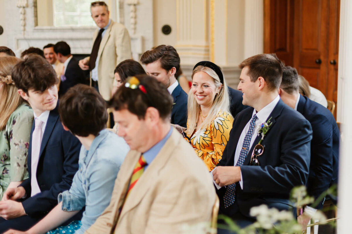 guests at Orleans house gallery wedding