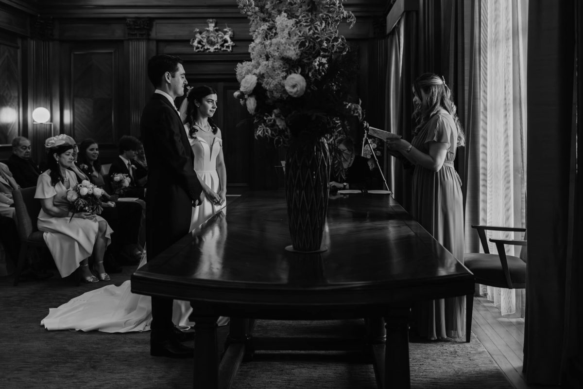 wedding ceremony reading photograph