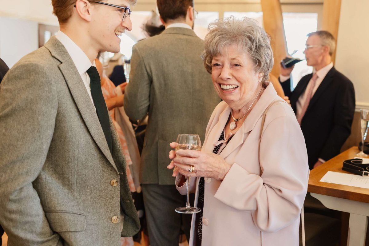 candid photographs of guests at Cider mill barn wedding