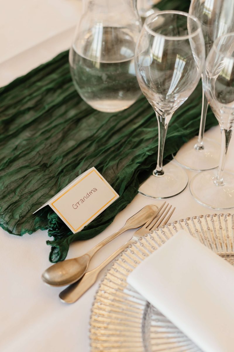 wedding breakfast room at Cider Mill Barn wedding venue