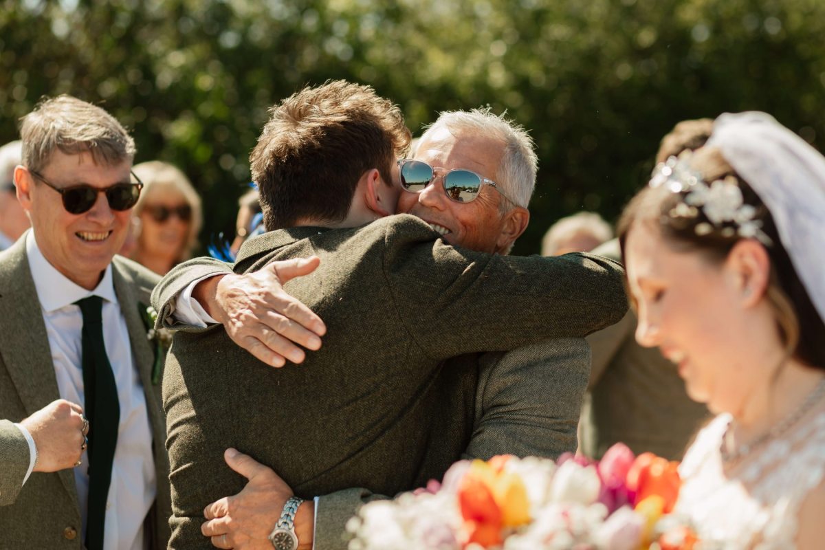 candid photographs of guests at Cider mill barn wedding