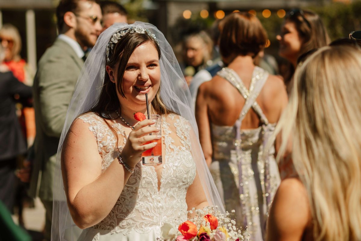 candid photographs of guests at Cider mill barn wedding