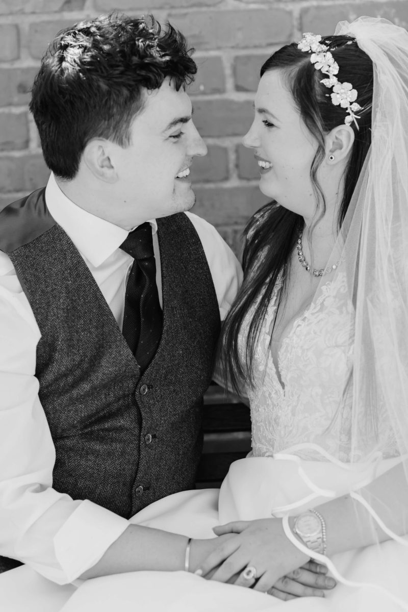bride and groom couples portraits at cider mill barn wedding venue warwickshire