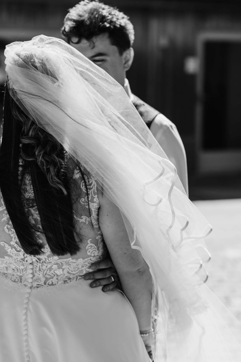 bride and groom couples portraits at cider mill barn wedding venue warwickshire