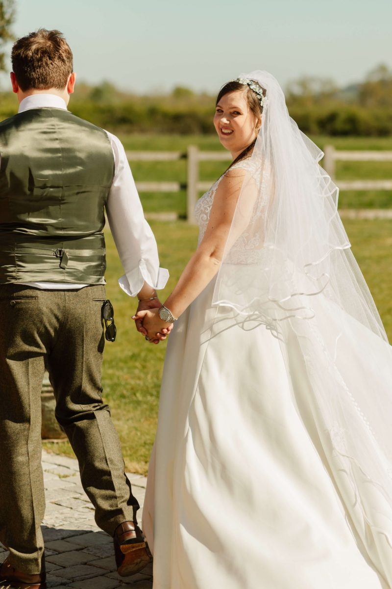 bride and groom couples portraits at cider mill barn wedding venue warwickshire