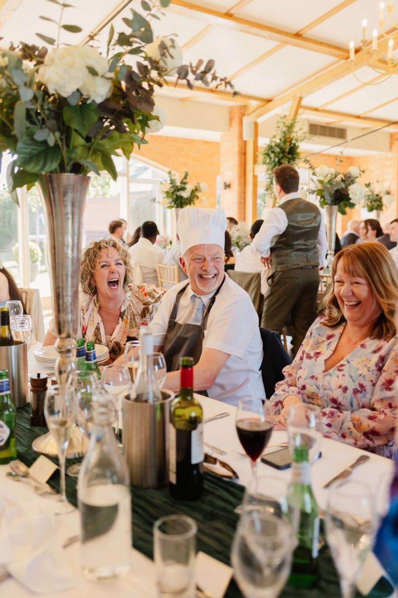 Wedding speeches at cider mill barn wedding venue warwickshire