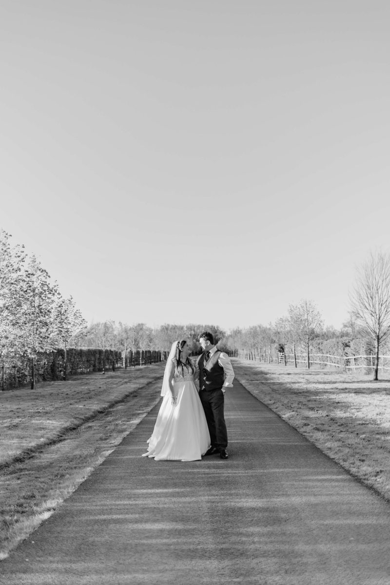 golden hour couples portraits at cider mill barn warwickshire wedding venue