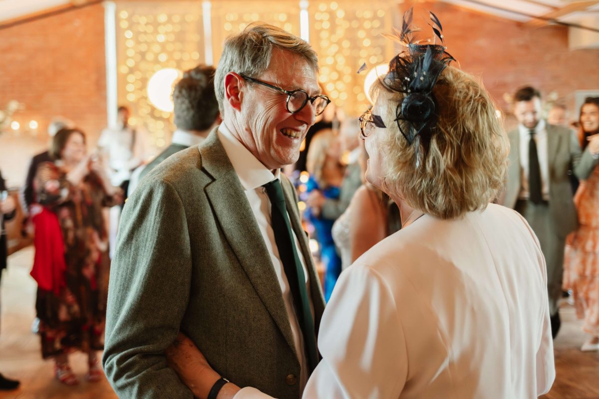evening wedding reception at cider mill barn