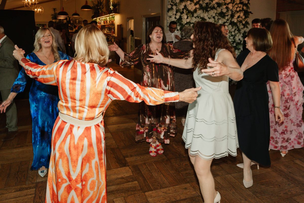 evening wedding reception at cider mill barn