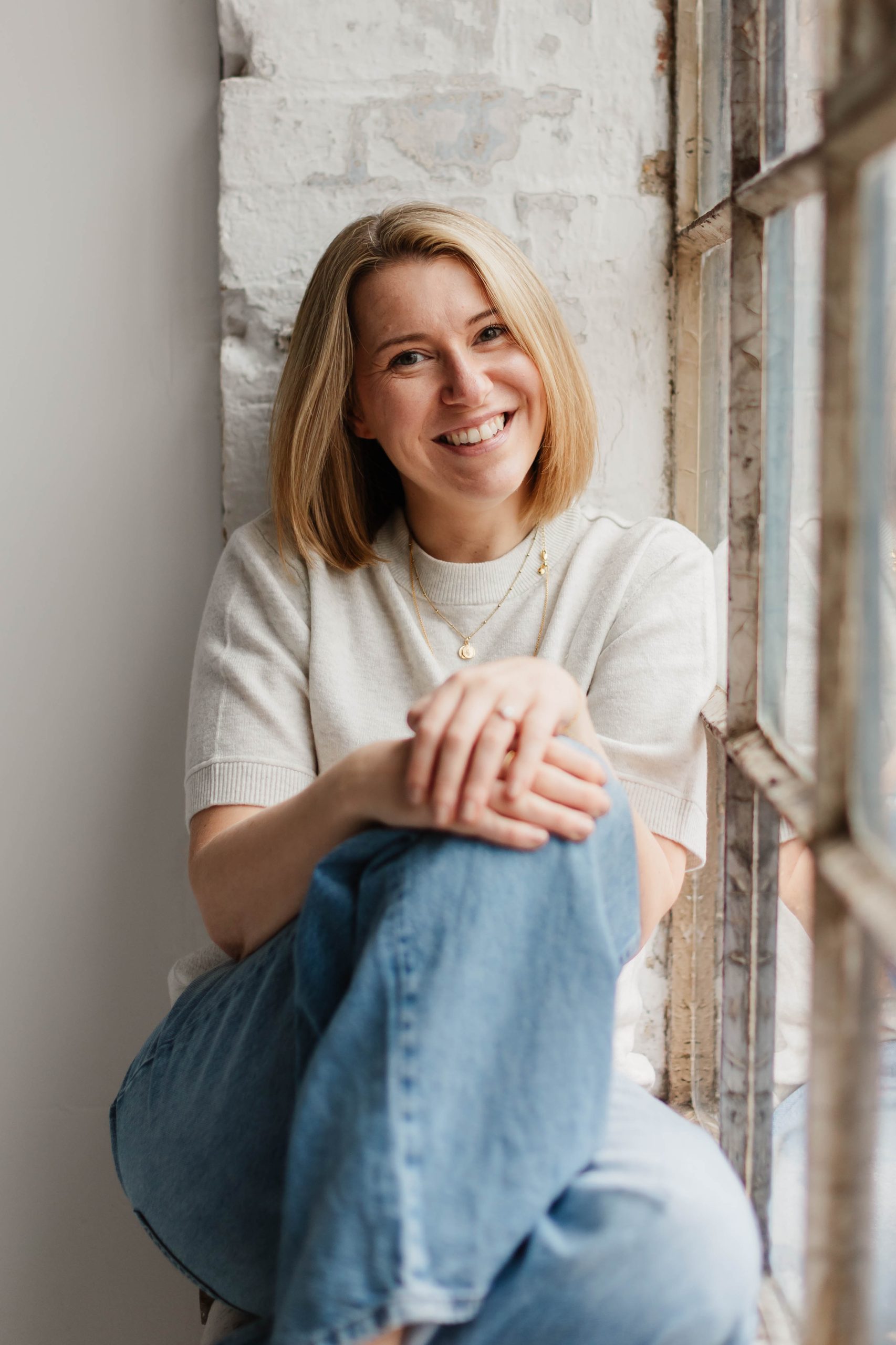 Photographer Claire wakefield smiling at camera